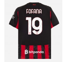 AC Milan Youssouf Fofana #19 Koszulka Podstawowa 2025-26 Krótki Rękaw
